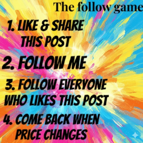 Follow Game - Like, Share and I'll Share You Too - Picture 1 of 1